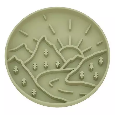 Doggotique Slow Bowl Mountains pinkki - Ruokailua hidastavat kupit - 50332 - 1